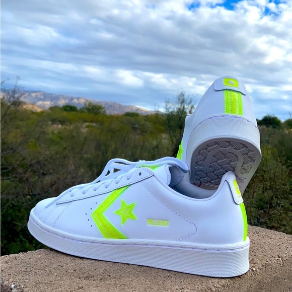 New Pro Leather OX Glow in the Dark Converse Sneakers - Picture 6 of 15